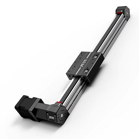 FUYU FPB30 Linear Guide Belt Drive Linear Module Linear Stage with Nema 17 Stepper Motor for CNC[800mm Stroke Work Size]